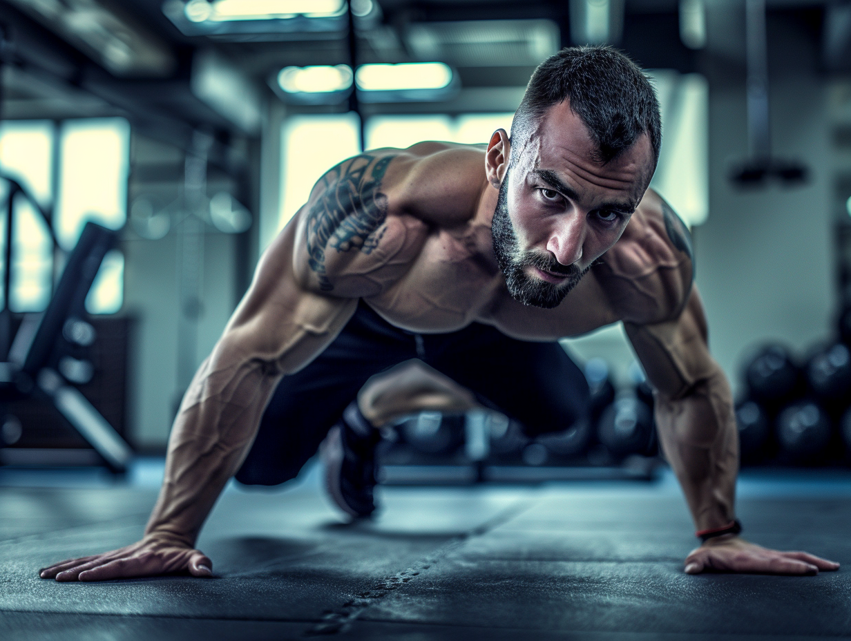 Активне тренування в спортзалі