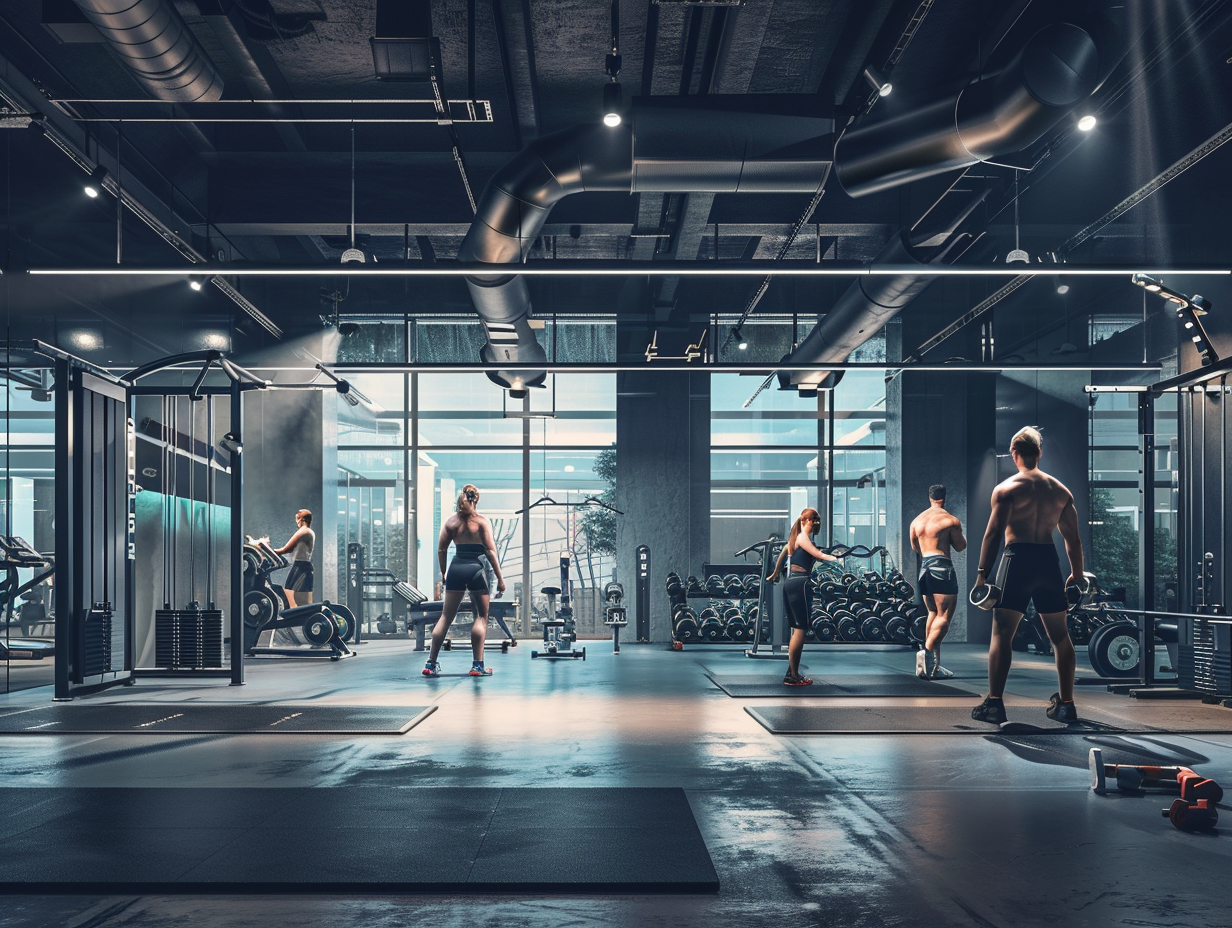 Професійний тренер демонструє вправи